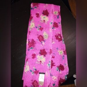 J. Crew Pink Patterned Scarf